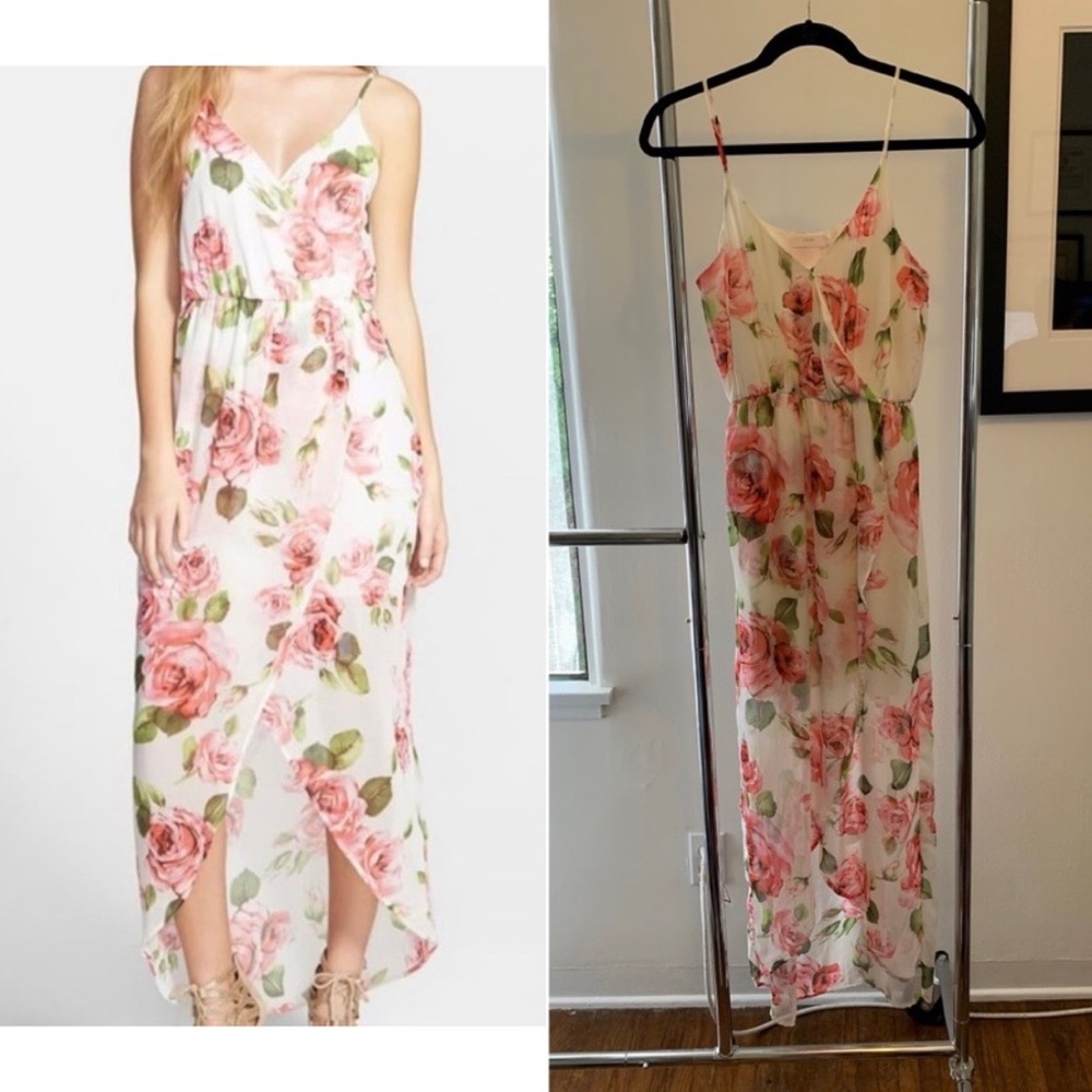 Lush Tulip Hem Maxi Dress